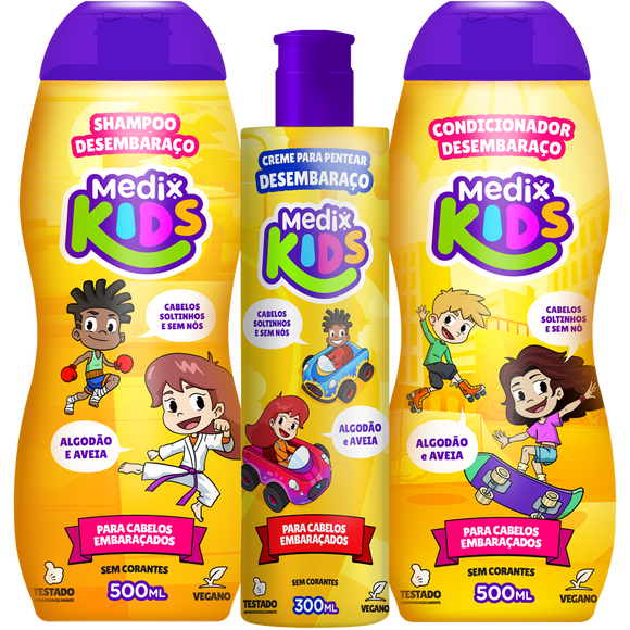 Kit Desembaraço Medix Kids 500ml