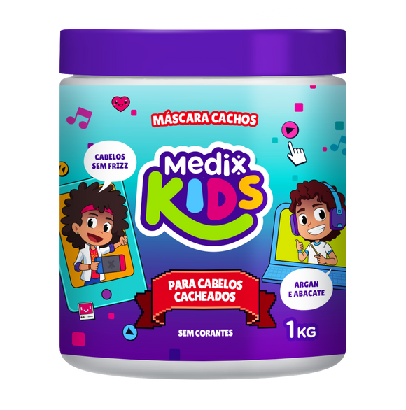 Mascára de Hidratação Medix Kids Cachos