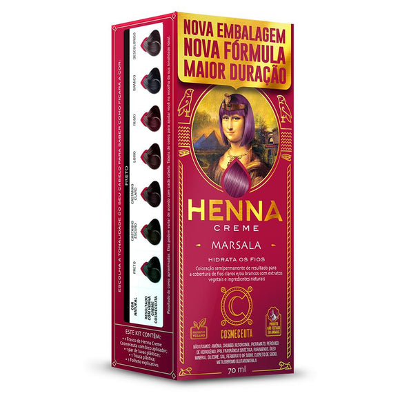 Henna Creme Marsala Cosmeceuta - Shop Shop Beauty