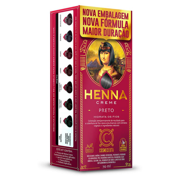 Henna Creme Preta Cosmeceuta - Shop Shop Beauty