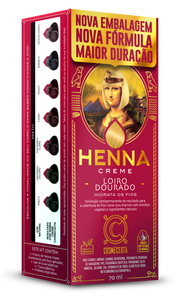 Henna Creme Loiro Dourado Cosmeceuta